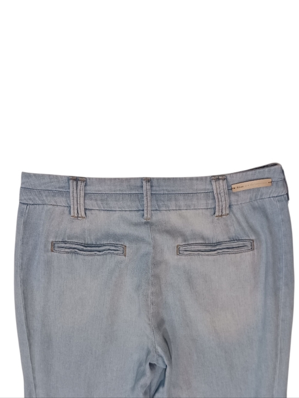Pilcro Flare Cut Linen Blend Denim Jeans Pants - Picture 6 of 13
